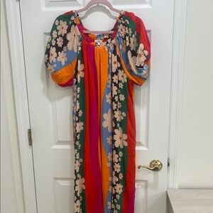 Easel Multicolor Floral Kids Dress